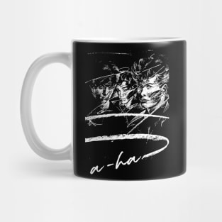 Vintage Styled /  80s A-Ha Design Mug